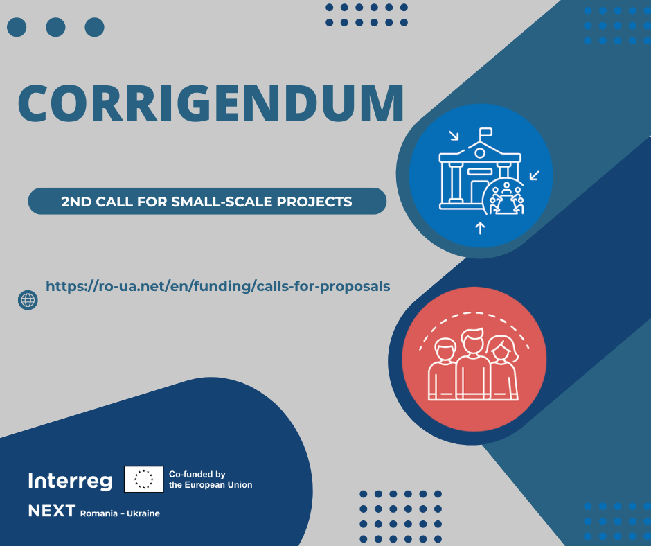 Corrigendum no 1 to the Guidelines for applicants for 2nd call for small scale projects: Clarifications and Adjustments Introduced