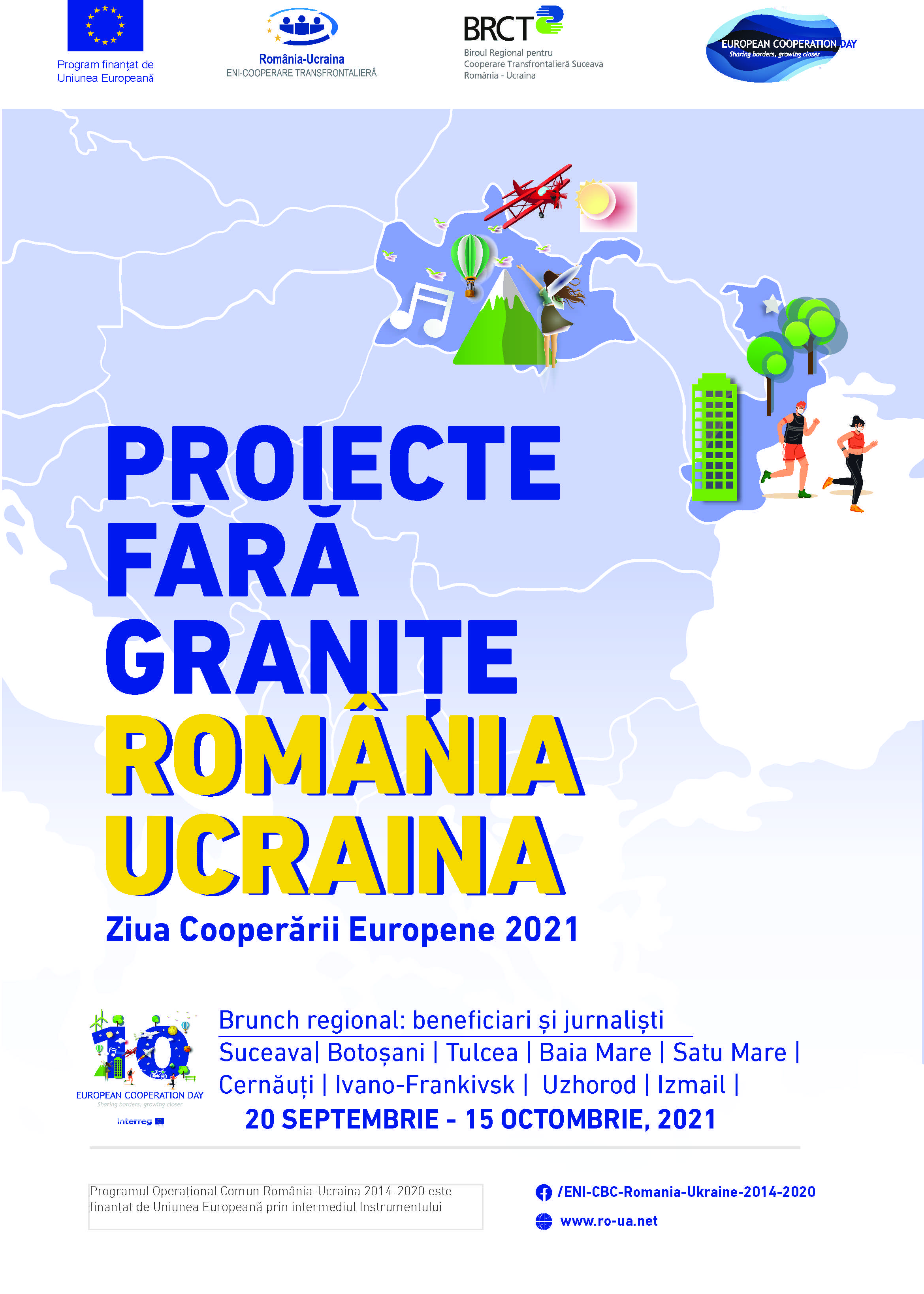 Afis Proiecte fara granite Romania Ucraina RO